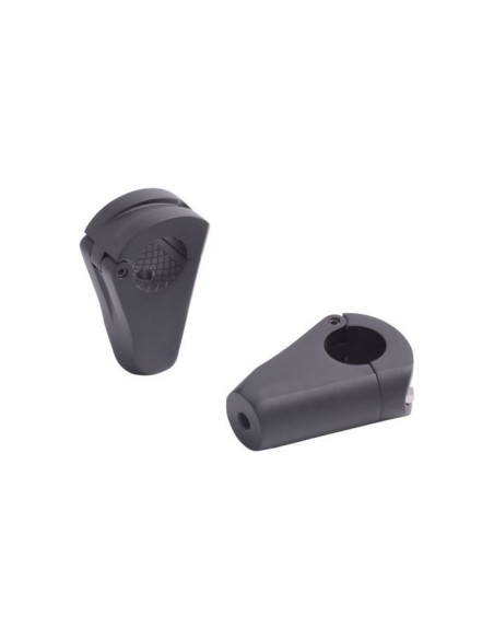 TORRETAS ELEVADORES PARA MANILLAR 32 CM  6,5 CM SPARTICAN RISERS BLACK