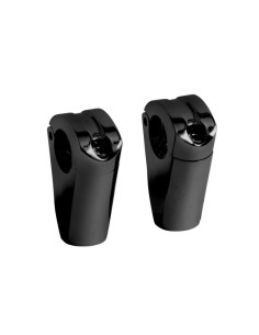 TORRETAS ELEVADORES MANILLAR 6,5 CM SPARTICAN RISERS BLACK