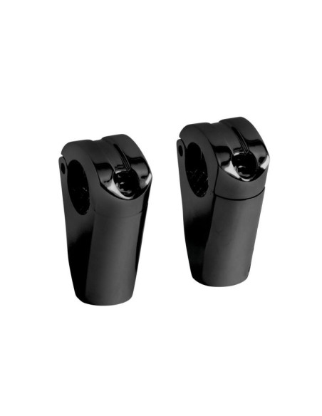 TORRETAS ELEVADORES MANILLAR 6,5 CM SPARTICAN RISERS BLACK