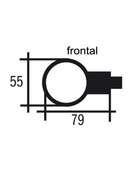 INTERMITENTE LED GRILLE BLACK HOMOLOGADO