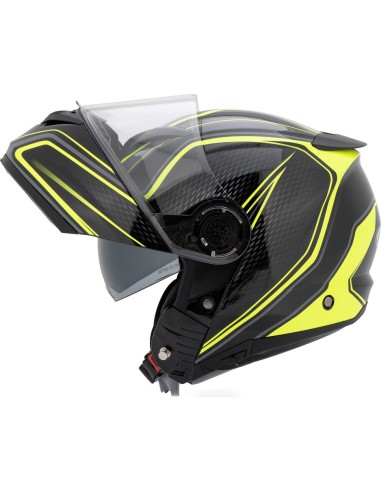 CASCO MODULAR K14 MTR NEGRO - AMARILLO FLUOR