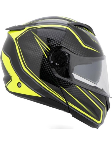 CASCO MODULAR K14 MTR NEGRO - AMARILLO FLUOR