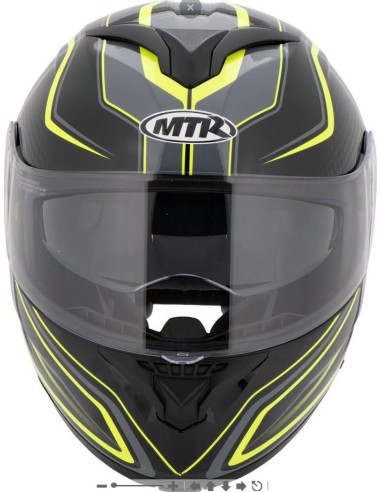 CASCO MODULAR K14 MTR NEGRO - AMARILLO FLUOR