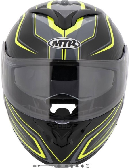 CASCO MODULAR K14 MTR NEGRO - AMARILLO FLUOR