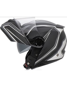 CASCO MODULAR K14 MTR NEGRO - PLATA 2