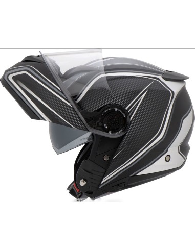 CASCO MODULAR K14 MTR NEGRO - PLATA