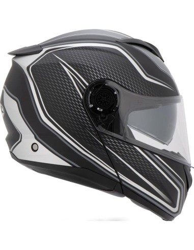 CASCO MODULAR K14 MTR NEGRO - PLATA