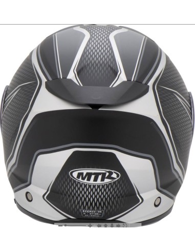 CASCO MODULAR K14 MTR NEGRO - PLATA