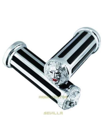 PUÑOS RAIL CON LEON 22/25,4 MM.(1 PAR)