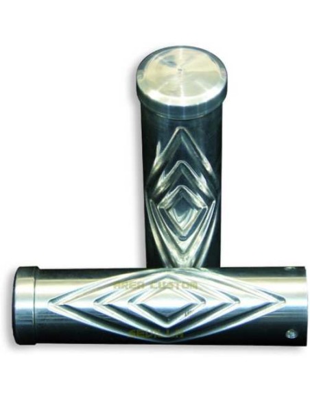 PUÑOS RHOMB ALUMINIO 25,4 MM. (1 PAR)