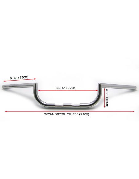 MANILLAR CLUBMAN CROMADO