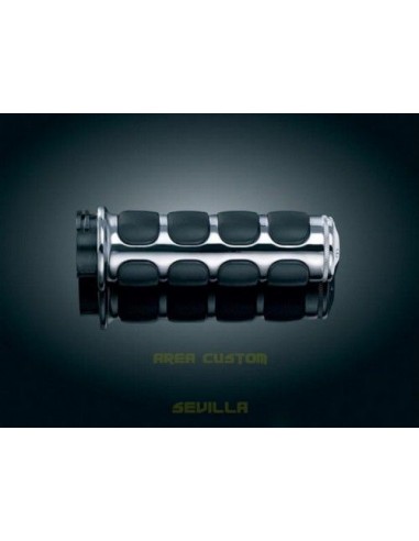 PUÑOS KURYAKYN CROMADOS ISO 22/25,4 MM ( 1 PAR)