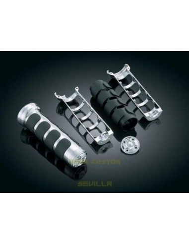 PUÑOS KURYAKYN CROMADOS ISO 22/25,4 MM ( 1 PAR)