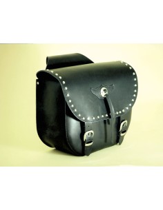 ALFORJAS PIEL CLASSIC TACHUELAS UNIVERSALES 40X30X15