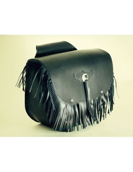 ALFORJAS PIEL CLASSIC FLECOS UNIVERSALES 40X30X15