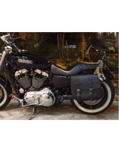 ALFORJA HD SPORTSTER MULHACEN HUECO AMORTIGUADOR IZQUIERDA