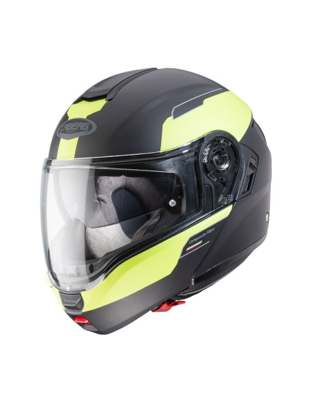 CASCO CABERG LEVO MODULAR PROSPECT NEGRO MATE - AMARILLO FLUOR