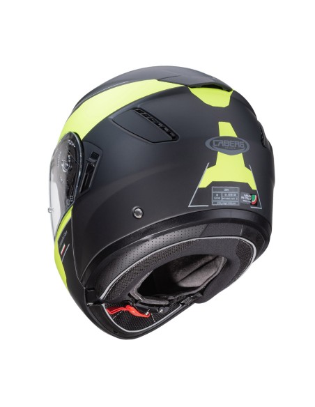 CASCO CABERG LEVO MODULAR PROSPECT NEGRO MATE - AMARILLO FLUOR
