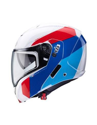 CASCO CABERG HORUS SCOUT MODULAR BLANCO BRILLO - ROJO - AZUL - CELESTE