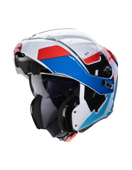 CASCO CABERG HORUS SCOUT MODULAR BLANCO BRILLO - ROJO - AZUL - CELESTE