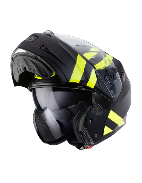 CASCO CABERG DUKE II MODULAR SUPER LEGEND NEGRO MATE - FLUOR