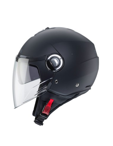 CASCO JET RIVIERA V4 CABERG NEGRO MATE