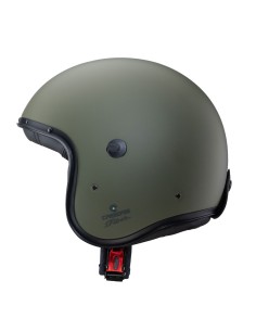 CASCO JET CABERG FREERIDE VERDE MILITAR MATE 2