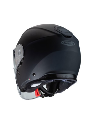 CASCO JET CABERG FLYON NEGRO MATE
