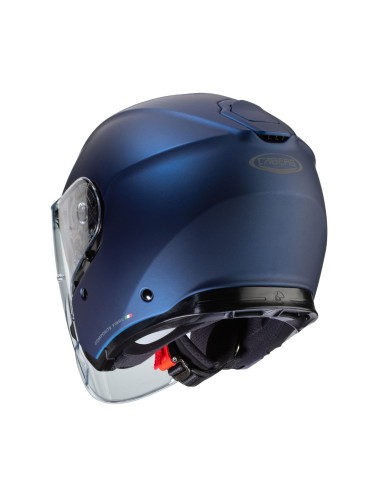 CASCO JET CABERG FLYON AZUL MATE