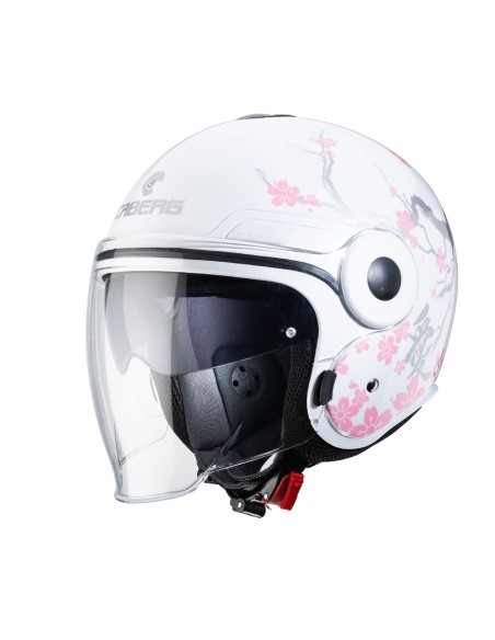 CASCO CABERG UPTOWN BLOOM BLANCO - PLATA - ROSA CASCO CABERG UPTOWN BLOOM BLANCO - PLATA - ROSA