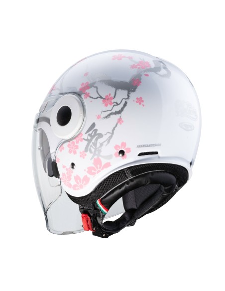 CASCO CABERG UPTOWN BLOOM BLANCO - PLATA - ROSA CASCO CABERG UPTOWN BLOOM BLANCO - PLATA - ROSA