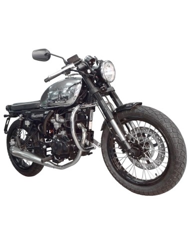 DEFENSA MOTOR HANWAY RAW 125 SR CHROME
