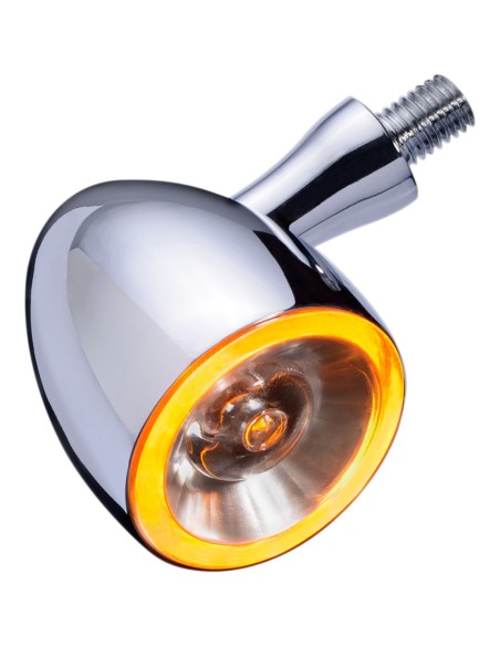 INTERMITENTE Y LUZ POSICION LED BULLET 1000  NEGRO HOMOLOGADO
