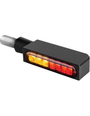 INTERMITENTE LED LUZ FRENO Y TRASERA NEGRO BLOKK-LINE  HOMOLOGADO