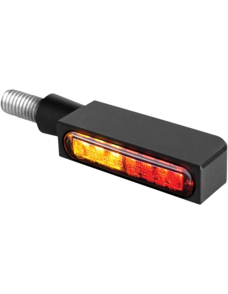 INTERMITENTE LED LUZ FRENO Y TRASERA NEGRO BLOKK-LINE  HOMOLOGADO