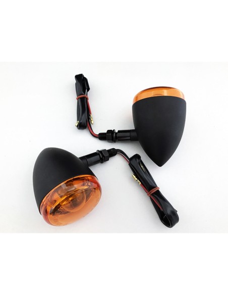 INTERMITENTES CARCASA ALUMINIO NEGRO-INCAND  3CB HOMOLOGADO