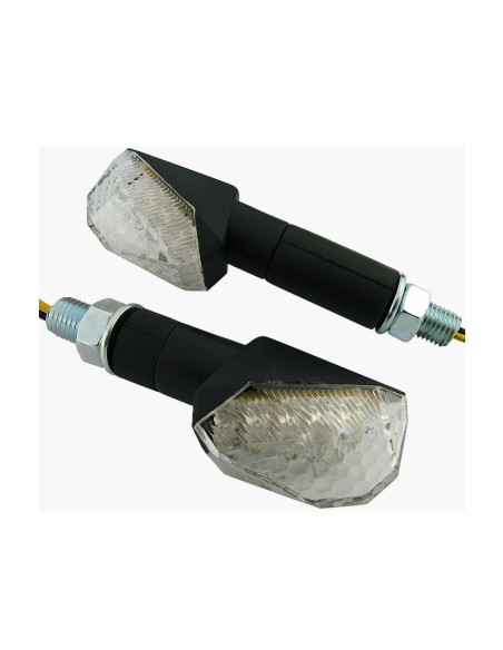 INTERMITENTES LED UNIVERSAL ALUMINIO NEGRO LENTE TRP HOMOLOGADO INTERMITENTES LED UNIVERSAL ALUMINIO NEGRO LENTE TRP HOMOLOGADO