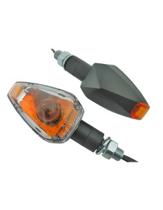 INTERMITENTES ESTANDAR UN ALUMINIO NEGRO LENTE TR VARILLA LARGA HOMOLOGADO