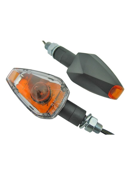 INTERMITENTES ESTANDAR UNV ALUMINIO NEGRO LENTE TR HOMOLOGADO
