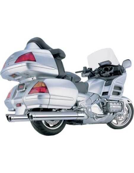 ESCAPE SLIP-ON CLASSIC 102 MM (4") PUNTA CURVADA CROMADA HONDA GL 1800 GOLD WING 01-11