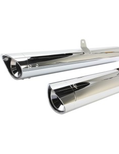 ESCAPE SLIP-ON CLASSIC 102 MM (4") PUNTA CURVADA CROMADA HONDA GL 1... 2