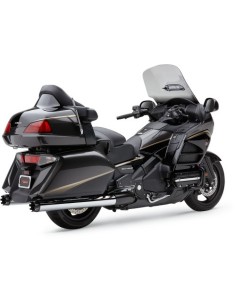 ESCAPE SLIP-ON 102 MM (4") DUAL CUT CR PUNTA NEGRA HONDA F6B 13-18