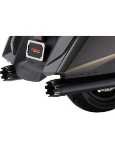ESCAPE SLIP-ON 102 MM (4") DUAL CUT NEGRO PUNTA NEGRA HONDA F6B 13-18 2