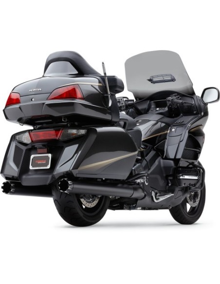 ESCAPE SLIP-ON 102 MM (4") DUAL CUT NEGRO PUNTA NEGRA HONDA F6B 13-18