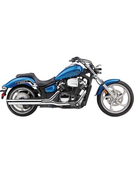 ESCAPE SLIP-ON 102 MM (4") DUAL CUT CROMADO YAMAHA XVS1300 CUSTOM 11-18 ESCAPE SLIP-ON 102 MM (4") DUAL CUT CROMADO YAMAHA XVS1300 CUSTOM 11-18