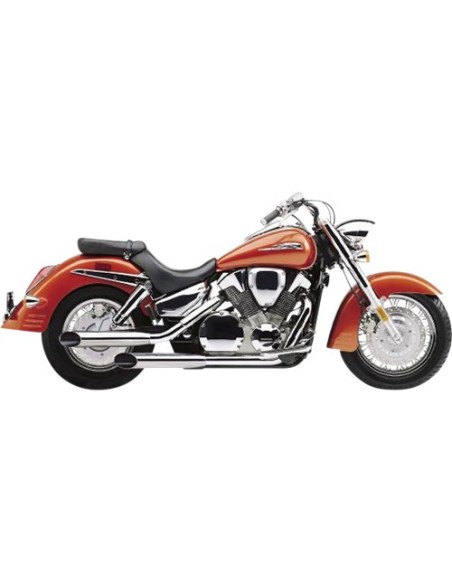 ESCAPE COMPLETO SLIP-ON PARA CRUISERS NIPONAS SLASH-CUT HONDA VTX1300 03-09
