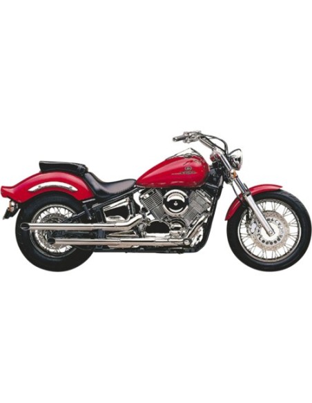 ESCAPE COMPLETO SLIP-ON PARA CRUISERS NIPONAS DRAG PIPES YAMAHA XVS1100 DRAG STAR CLASSIC 99-09
