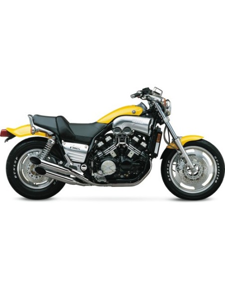 ESCAPE COMPLETO SLIP-ON PARA CRUISERS NIPONAS SLASH-CUT YAMAHA VMX 12 1200 VMAX 85-07 ESCAPE COMPLETO SLIP-ON PARA CRUISERS NIPONAS SLASH-CUT YAMAHA VMX 12 1200 VMAX 85-07