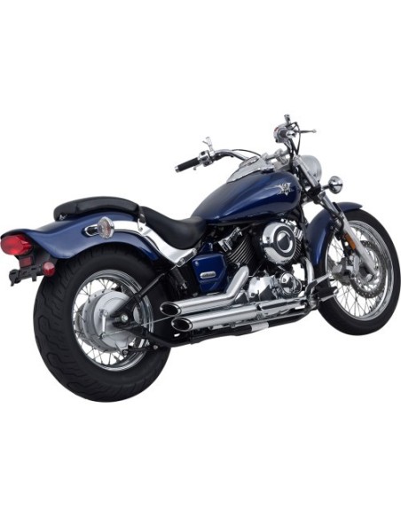 ESCAPE SHORTSHOTS STAGGERED CROMADO YAMAHA XVS650 DRAG STAR 96-03 ESCAPE SHORTSHOTS STAGGERED CROMADO YAMAHA XVS650 DRAG STAR 96-03
