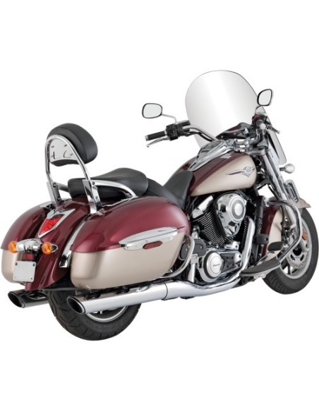 ESCAPES SLIP-ON REDONDOS TWIN SLASH KAWASAKI VN1700 ABS VULCAN CLASSIC TOURER 09-16 ESCAPES SLIP-ON REDONDOS TWIN SLASH KAWASAKI VN1700 ABS VULCAN CLASSIC TOURER 09-16